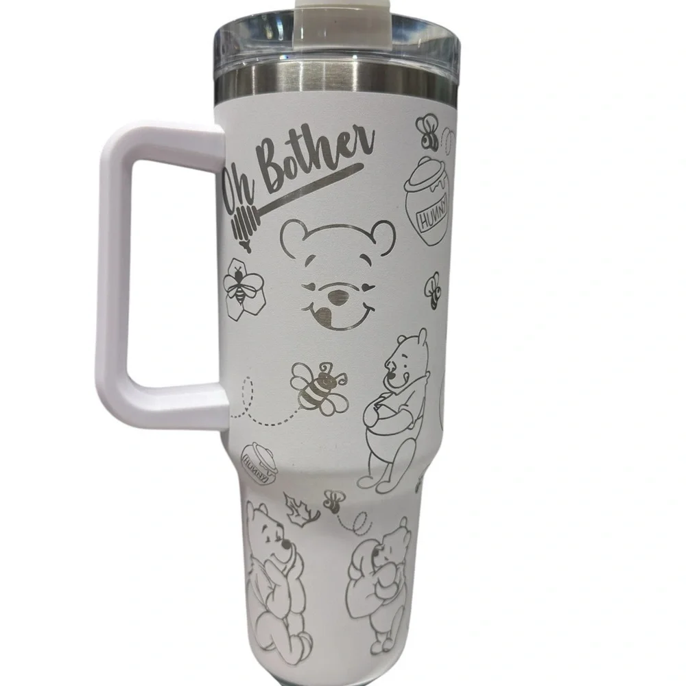 New 40oz laser engraved Winnie the Pooh Tumbler.